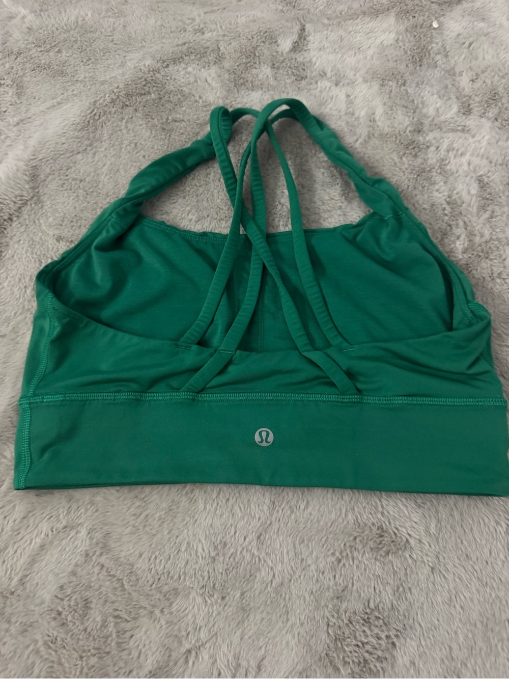 lululemon athletica Emerald Green Strappy Sports Bra